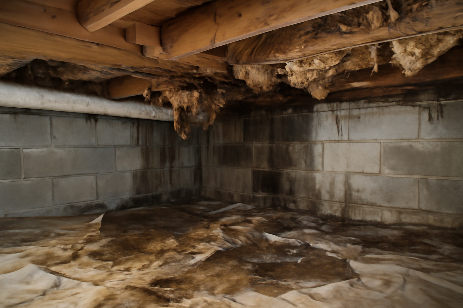 Crawl Space Water Damage Repair in Atlantis, FL