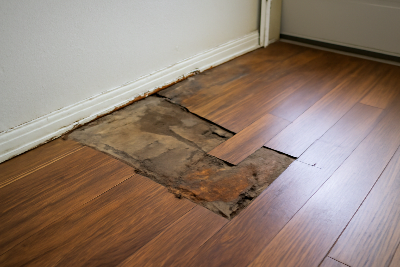 Laminate Floor Water Damage Restoration in Atlantis, FL